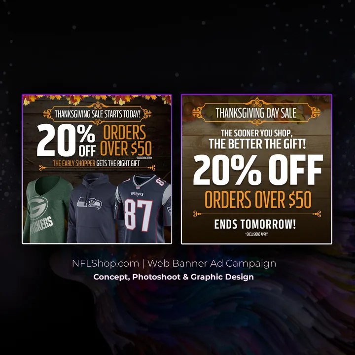 NFLShop.com: email and banner ad campaigns